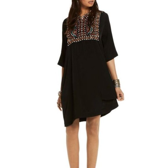 Maison Scotch Nomadic Dreamers Embroidered Dress Size 2 (Medium) - Picture 2 of 2